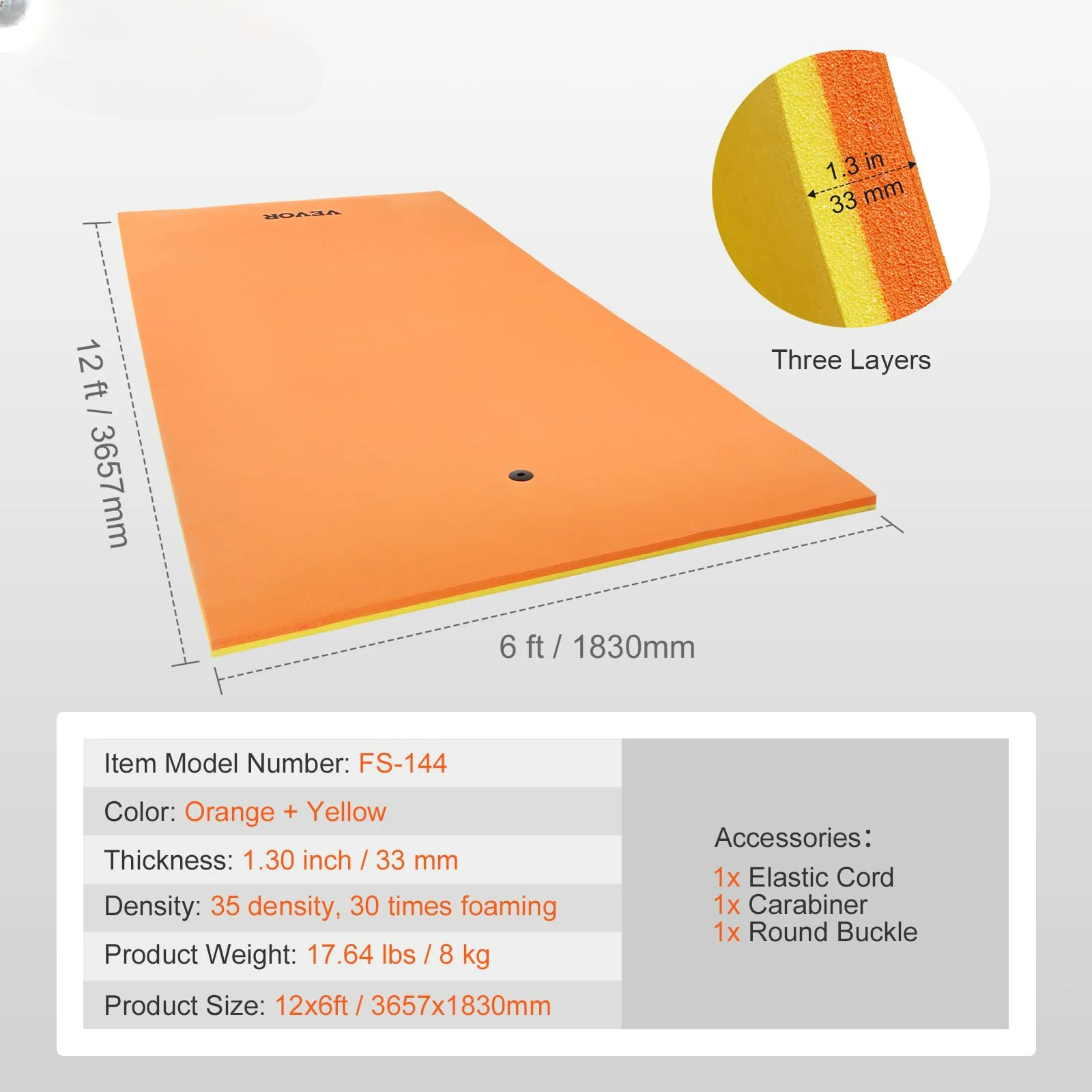 Custom XPE Foam Floating Water Mat 2/3 Layer Anti-tear Lily Pad Float Swimming Pool Mats Floating Pad for Lake