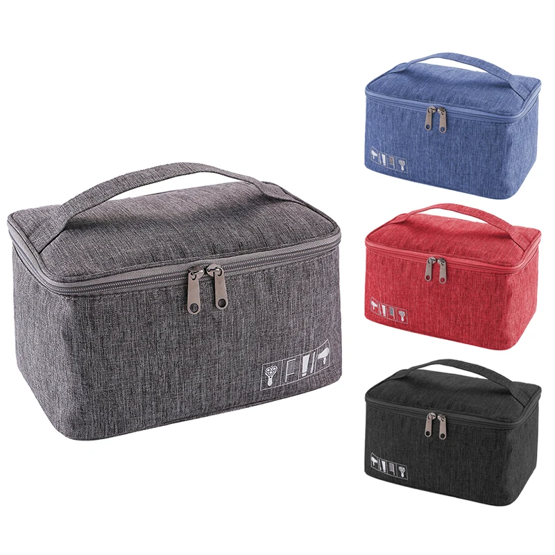 Classic Green Korean Fashion Large Capacity Makeup Cosmetic Storage Bag