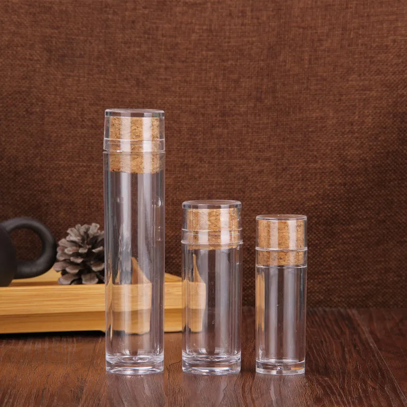 1g saffron bottle small plastic tube with cork lid
