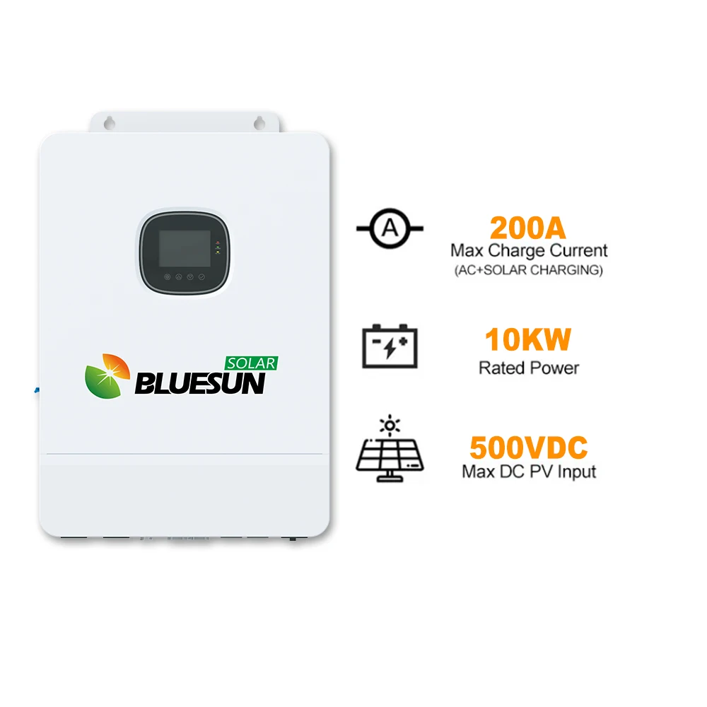 Bluesun factory price hybrid solar inverter 10kw build in mppt solar panels inverter provide energy solar inverter off grid