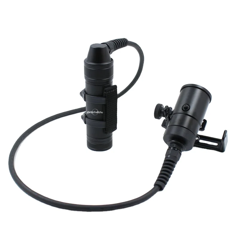 4000 Lumen Technical Canister Diving Lamp Rechargeable XHP70 LED IP68 150M Underwater Dive Light For Professional Divers