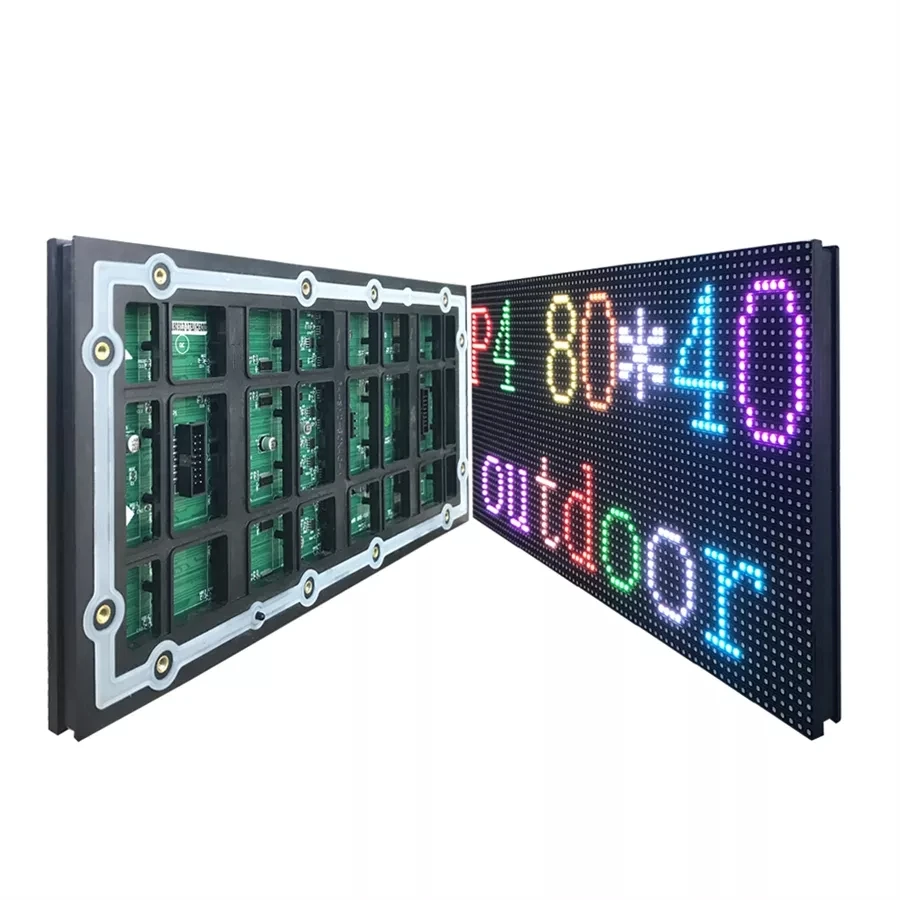 P4 SMD 320*160 мм полноцветный наружный рекламный дисплей светодиодный экран