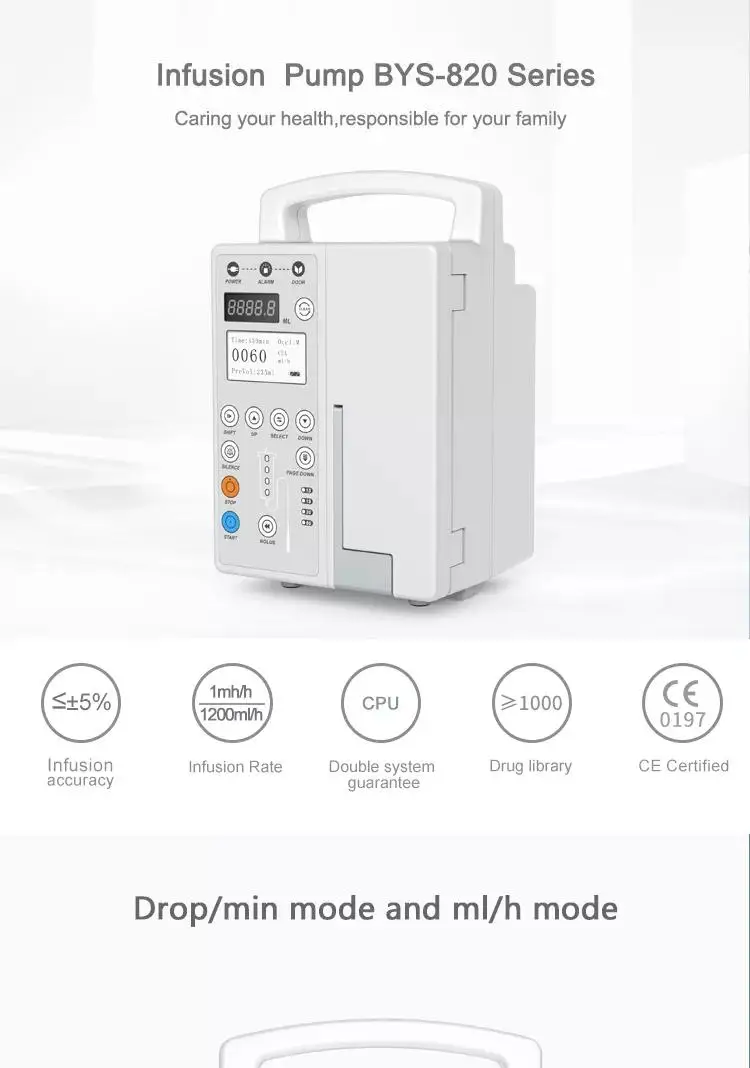 EUR PET Veterinary Equipment High Quality Manufacture Professional Single Channel Electric Infusion Pump