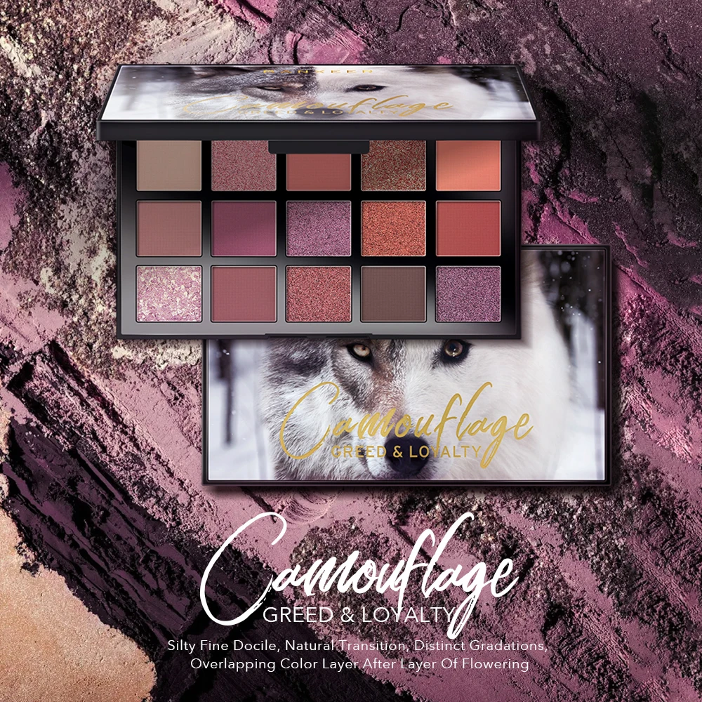 Hot Selling Super Quality Eyeshadow Wholesale 15 Colors Animal Eye Shadow Palette Customized sombras