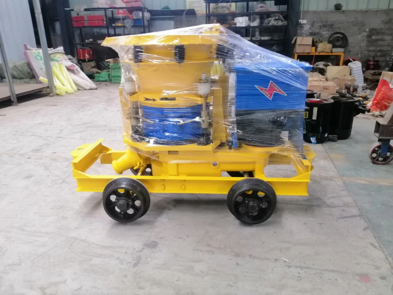 shotcrete machine for construction shotcrete with pump machine mini concrete pump trade guniting machine with compressor