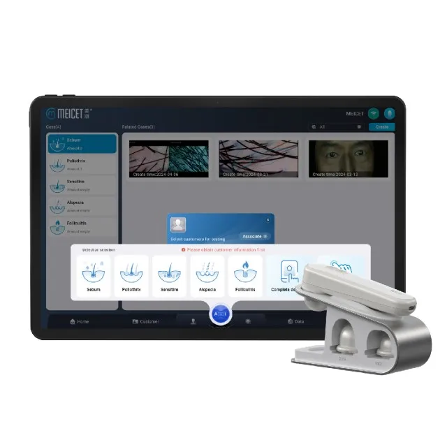 MEICET MFJC-1B Digital Scalp & Body Hair Analyzer Machine Wi-Fi Wireless Camera Detector for US EU JP IT ZA Plugs