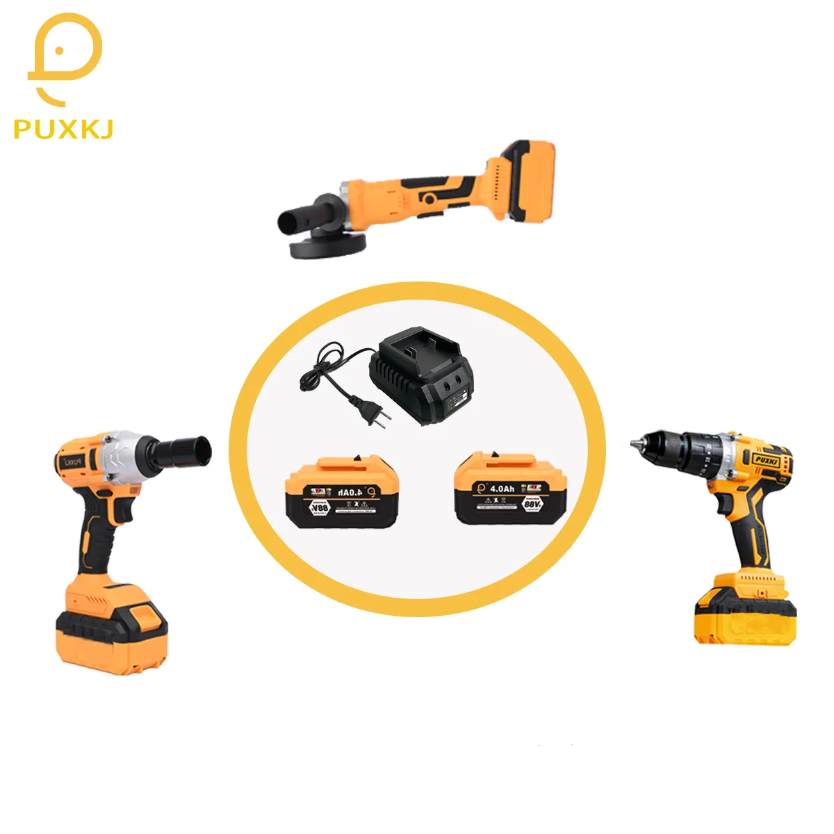 21V Ready to Ship combo kit jack power drill cordless screwdriver High Torque electric impact wrench for car