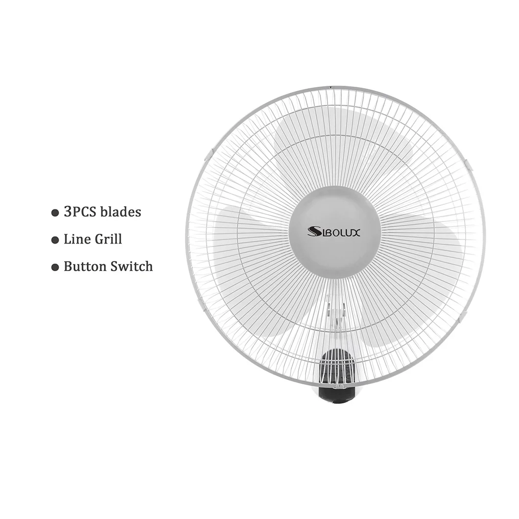 50W With Remote Control High Velocity Fan High Quality Silent 16Inch Wall Mounted Fan Practical Long Life Ventilateur
