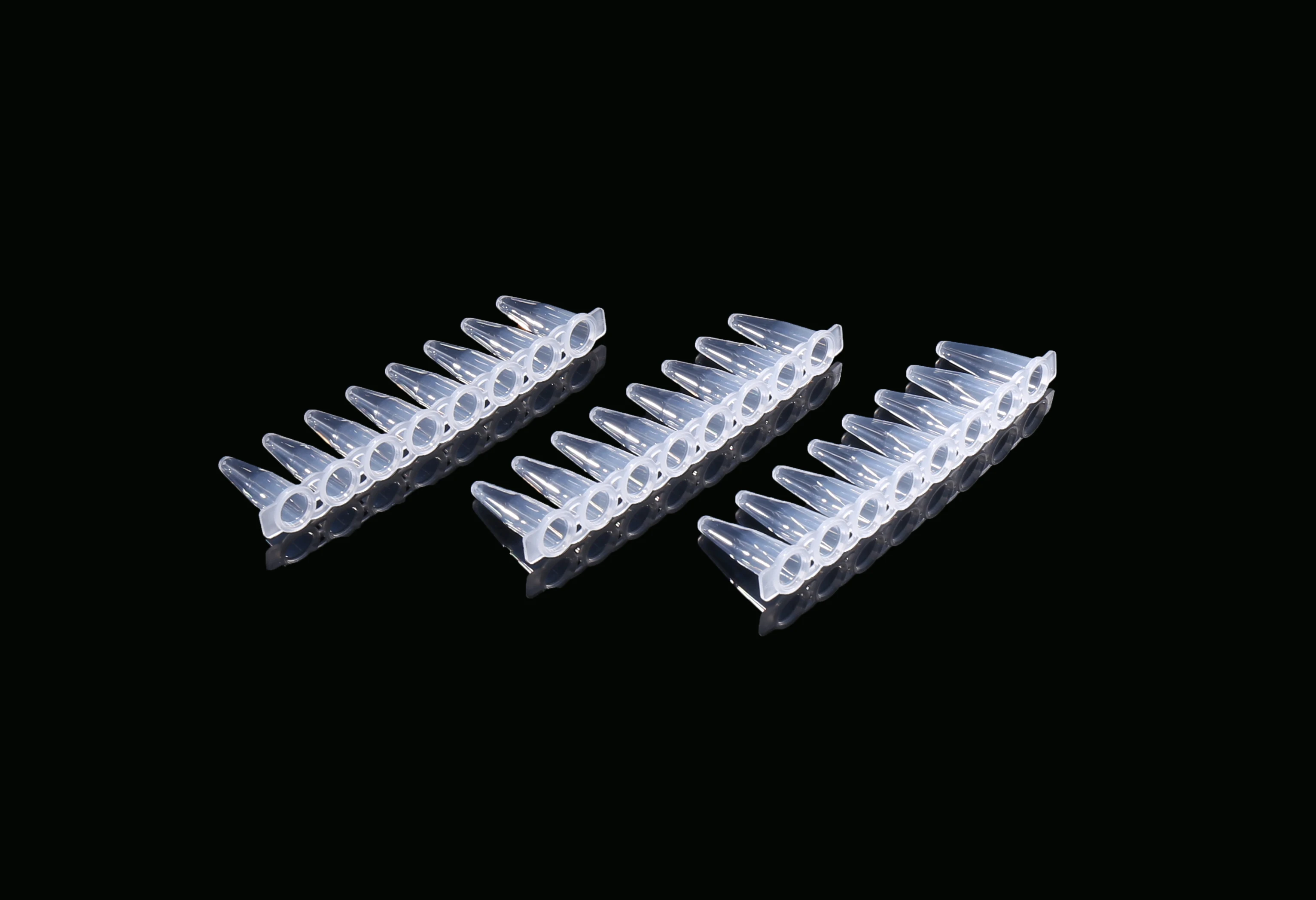 Clear 0.1ml 0.2ml PCR 8-strip Tubes