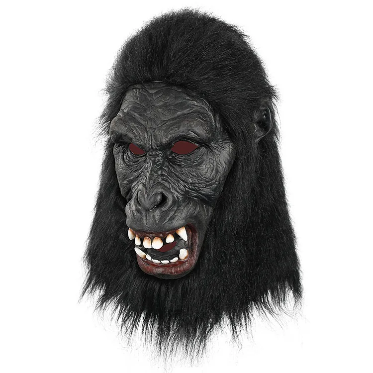 Gorilla Latex Mask Simulation Animal Mask Halloween Party Masquerade Props