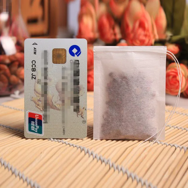 Unbleached Disposable Empty Tea Bag Loose Leaf Tea Infuser Hemp filter paper Tea Filter Bags wholesale