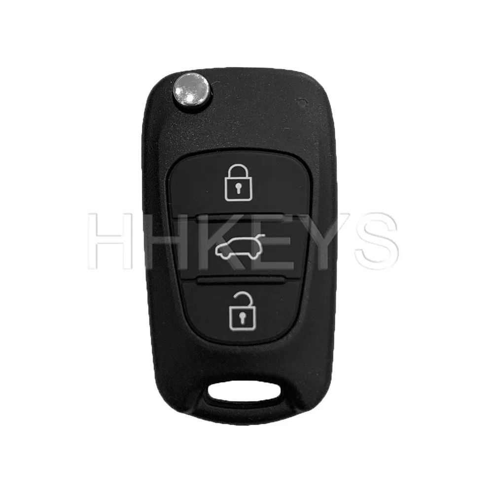 High Quality 3 Buttons Auto Remote Folding Flip Car Key Shell Fob For I20 I30 I35 Sorento K2 K5 Car Key Replacement