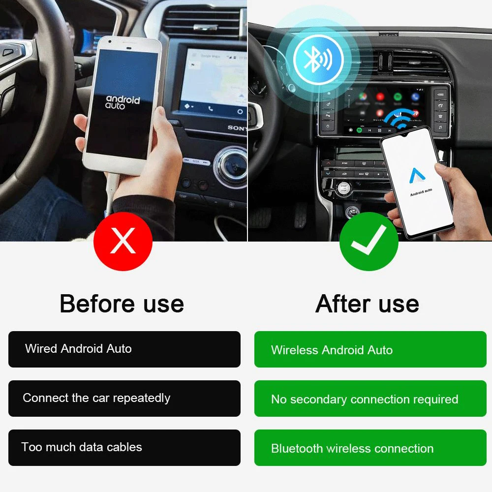Topleo Adapter universal magic carplay ai box Intelligent Voice Assistant Portable android auto carplay wireless adapter