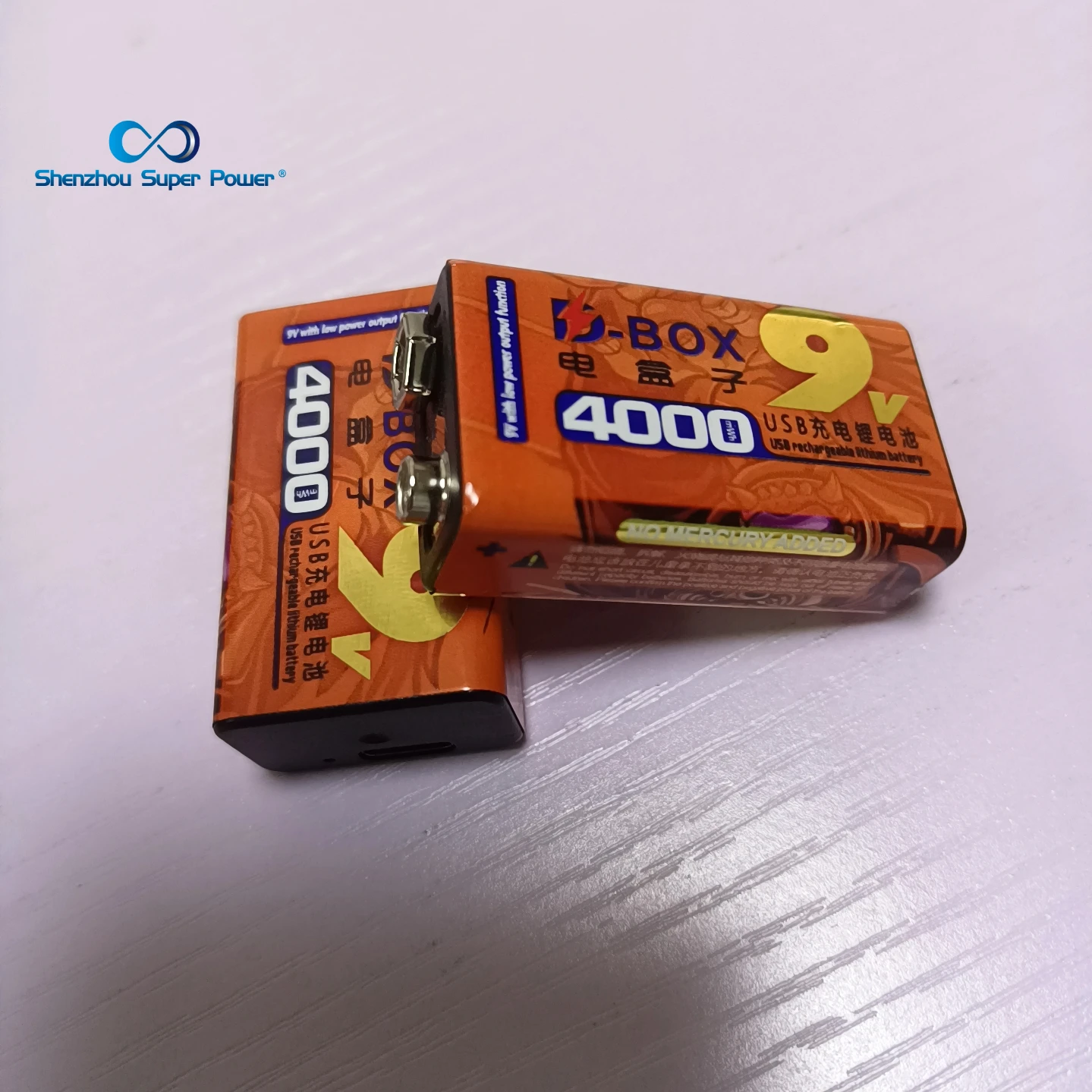 2024 New Trends 9 volt Li-ion 500mAh 700mAh Size 6Lr61 6F22 Pp3 006P 9v Usb Rechargeable Lithium Ion Battery For Multimeter