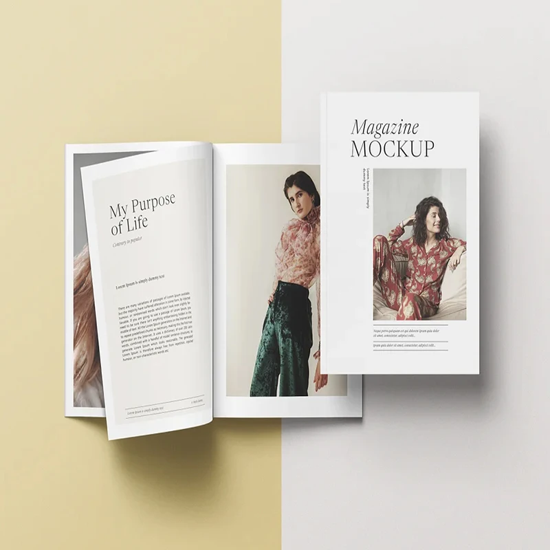 New Product Wholesale Fashion Design Brochure Printing Booklet Custom Brochure Clothing Display Stand Chinese Brochure Suppliers