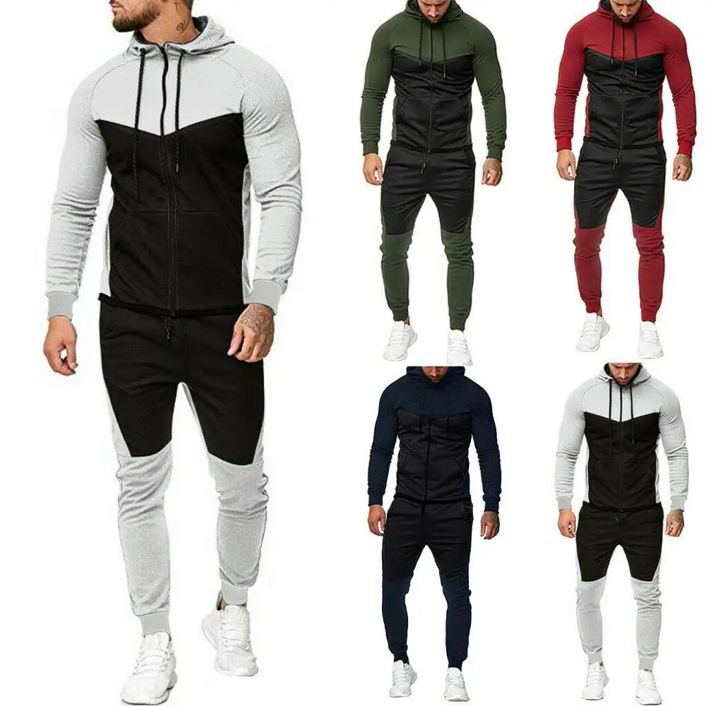Мужской спортивный костюм толстовка с капюшоном куртка