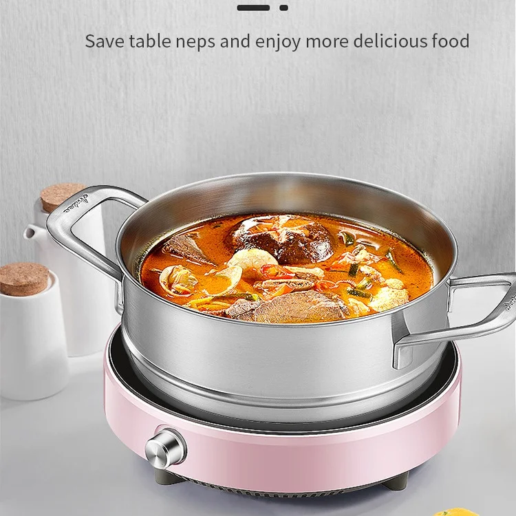 Induction Cooker with Timed Appointment Smart Home Appliances Electric Plastic OEM Sans Ceramic No Water Pans Rotary Switch