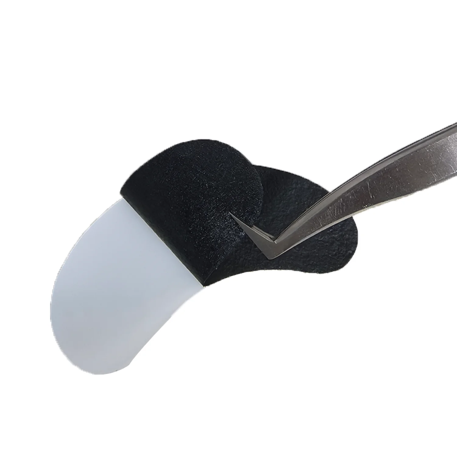 Black Color Private Label Gel Under Eye Pads for Eeylash Extensions OEM Eye Patches black adhesive eyelash extension