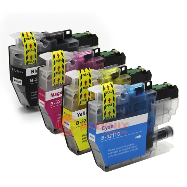 Ink Cartridge LC3211 / LC3213 High Yield Compatible Brother DCP J572DW J772DW J774D  MFC-J491DW J497DW A4 Inkjet Printer