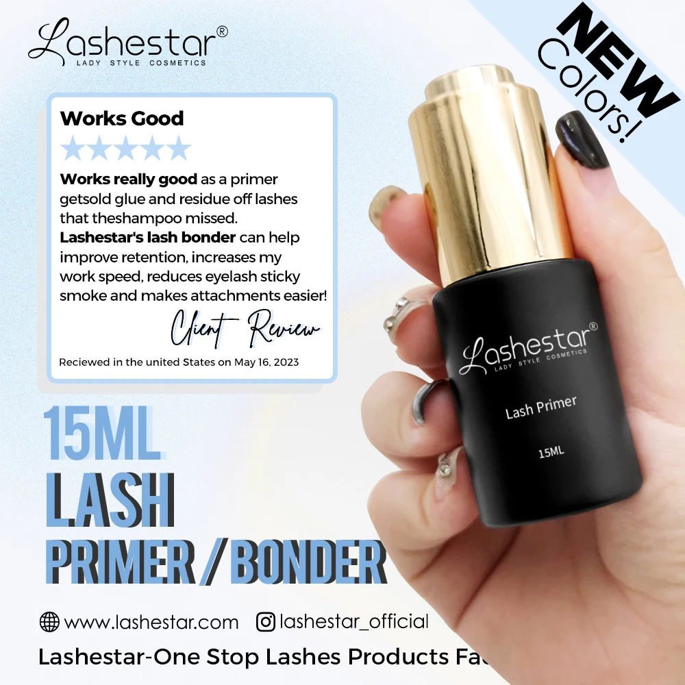 Wholesale private label eyelash extension primer super bonder for individual lashes