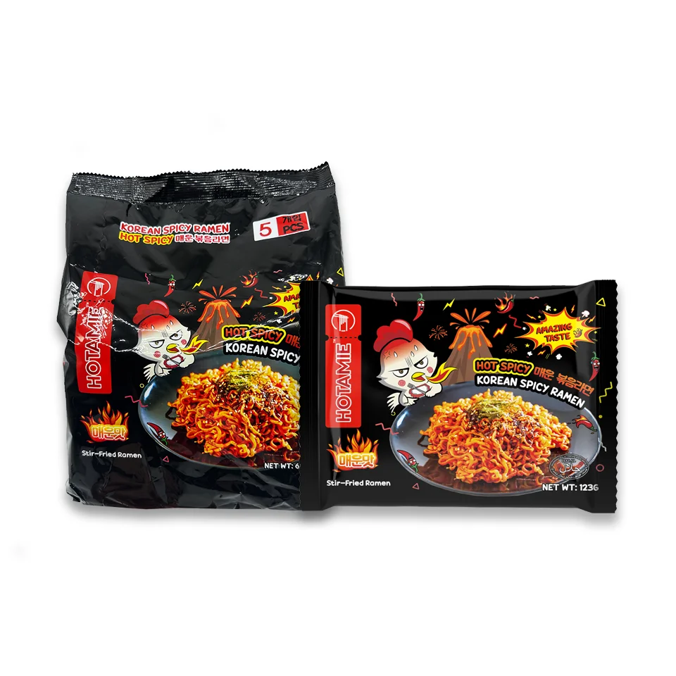 Оптовая продажа новая брендовая Горячая острая Корейская лапша Halal Ramen быстрого
