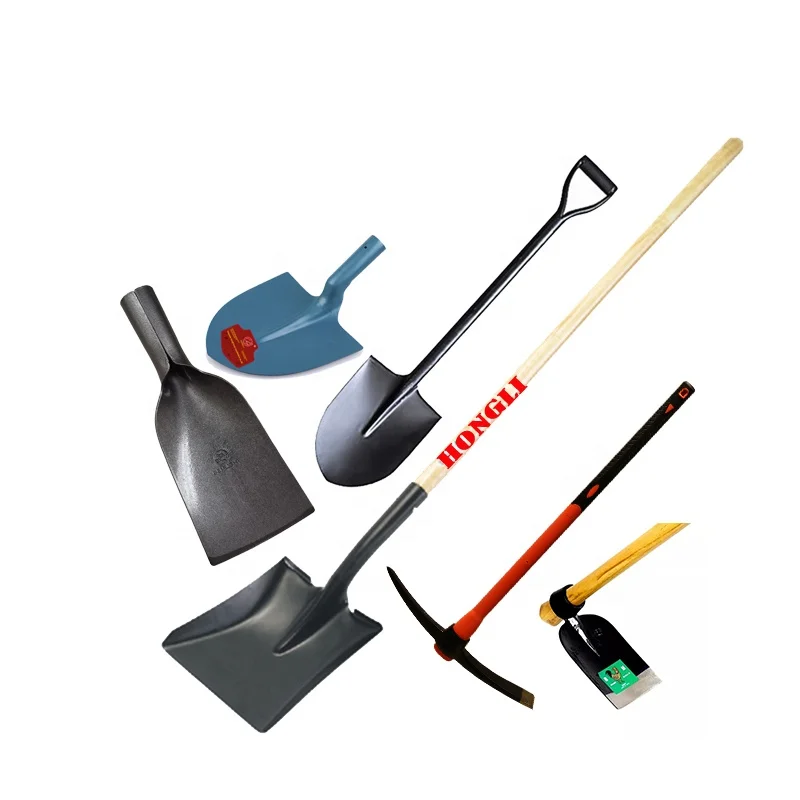 Factory Direct Sale hand tools Lady Gardener Mini Prong Fork Hoe Types 4 Tines Rail Garden Tool Kit Shovel Spade