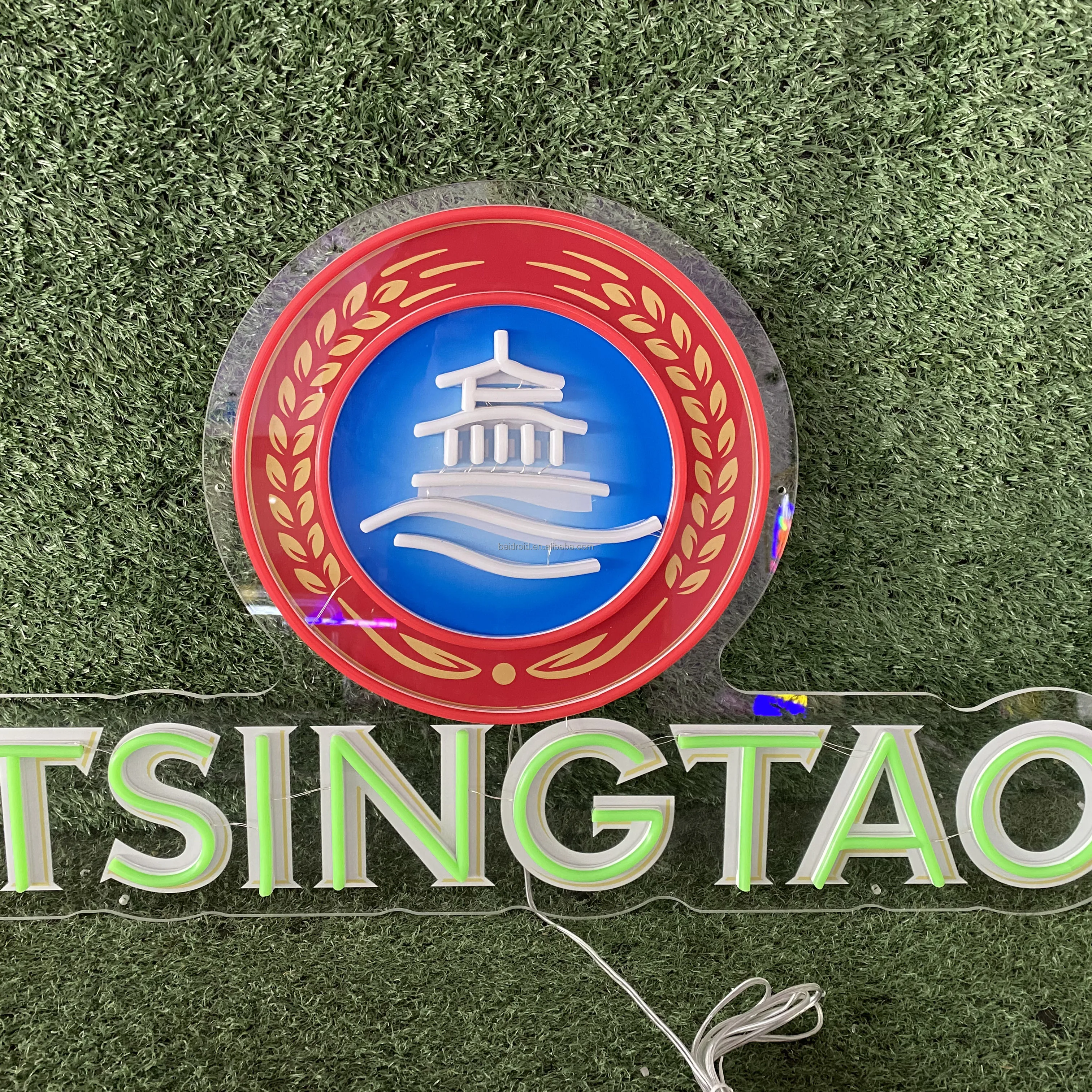 Free Design UPS Delivery Vivid  Imported 5mm Acrylic Backboard Custom LED Neon Beer Sign for Brewery Company