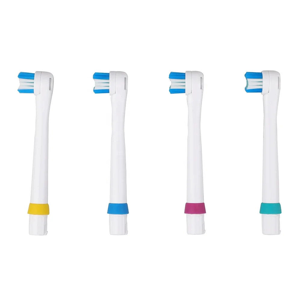 Professional different color outdoor special oral electric toothbrush replacement heads with Dupont soft Bristle
