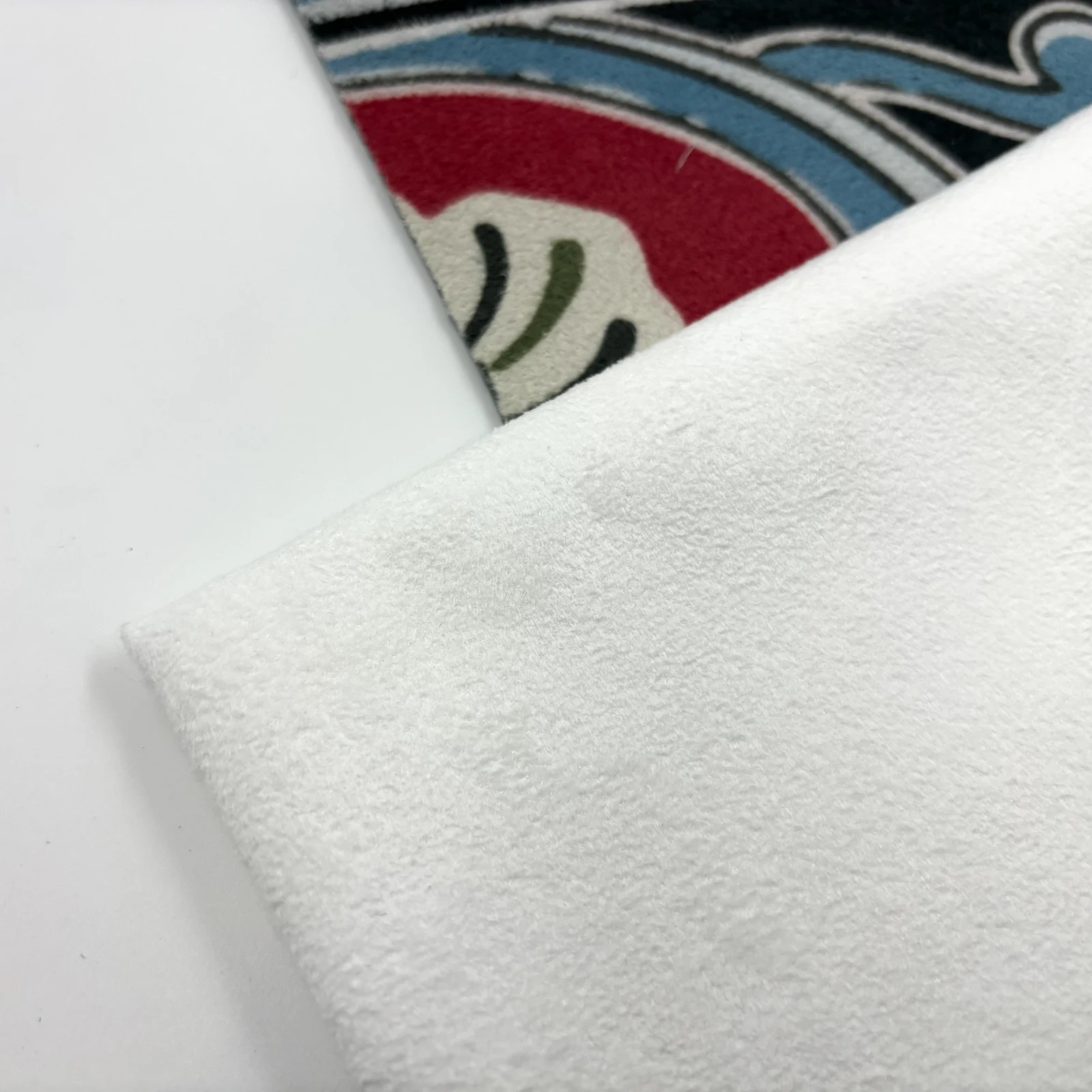PFP and PFD White Color Suede Fabric for Printing and Dyeing Free Sample