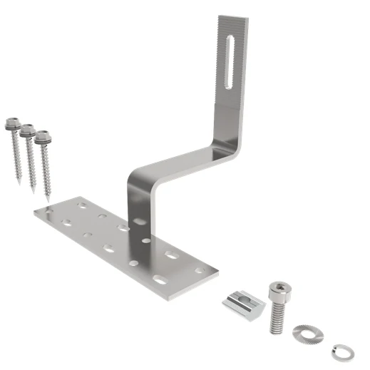 Super Solar OEM design SUS304 roof hook tile rooftop solar mount PV rack solar mounting PV structure