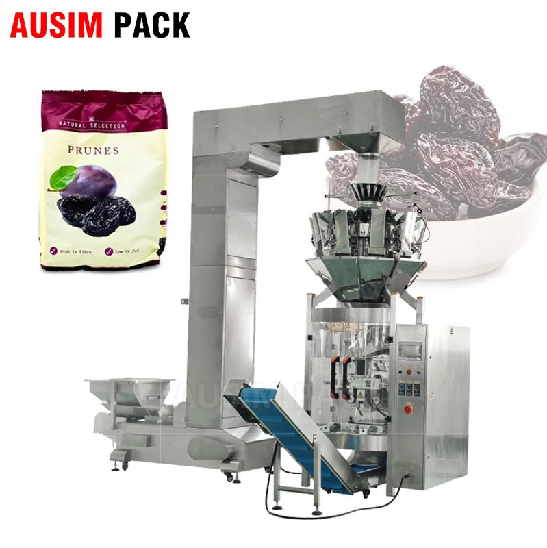 Автоматические пакетики Doypack крафт-подставка для мешков наполнитель сухие пищевые чипсы орехи вяленая говядина упаковочная машина