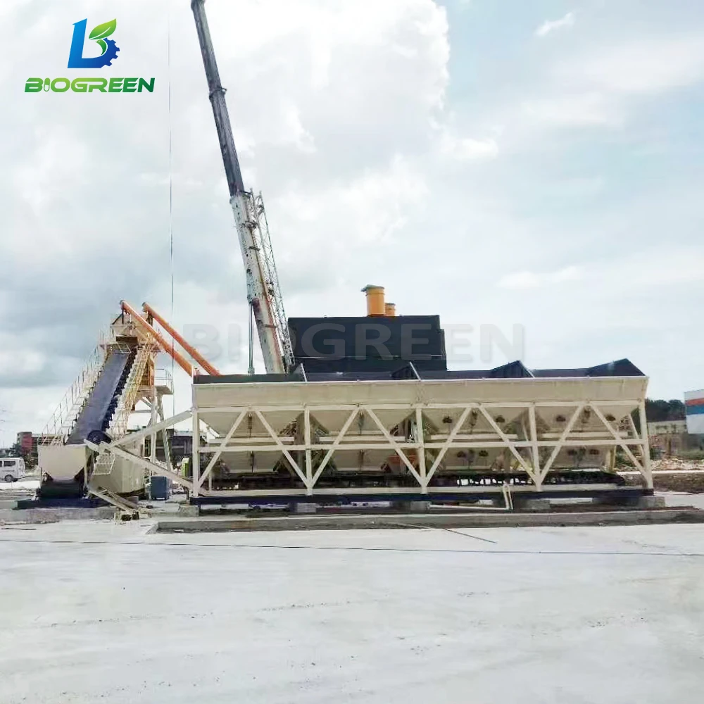 Automatic Control Mobile Concrete Batching Cement Batching Plant