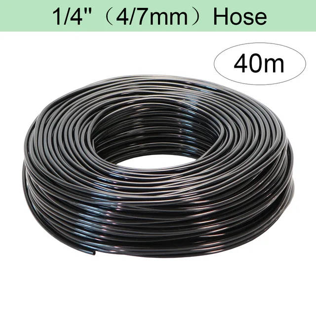 Irrigation Pipe 5-140m Garden Watering 3/5mm Hose 1/8' Tubing Greenhouse Bonsai Plant Flower Drip Arrow Dripper Sprinkler Tube