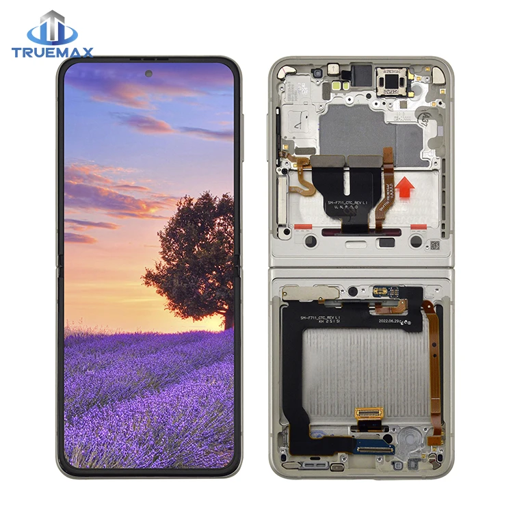 Pantalla de repuesto para led tela lcd display screen for samsung galaxy z flip 5 4 3 1 z4 zflip3 flip4 flip3 flip2