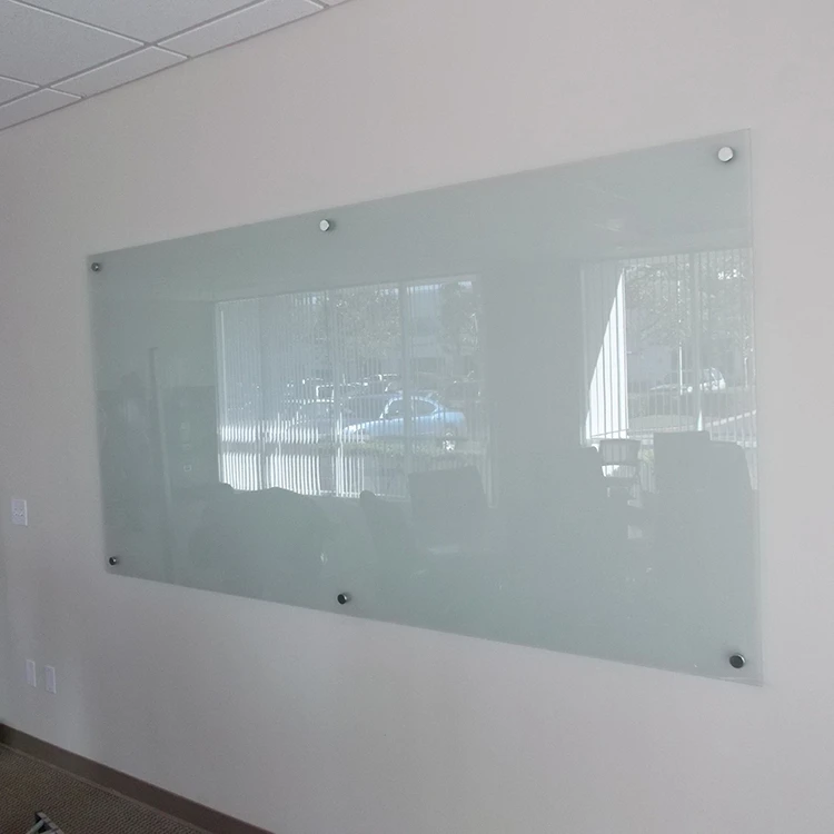Large sizes magnetic white glass board glass whiteboard