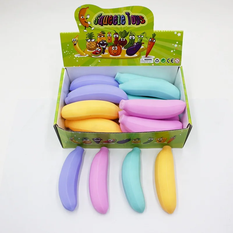 
Huayi TPR Soft Small Banana Vent Decompression Toy for Kids and Adults 