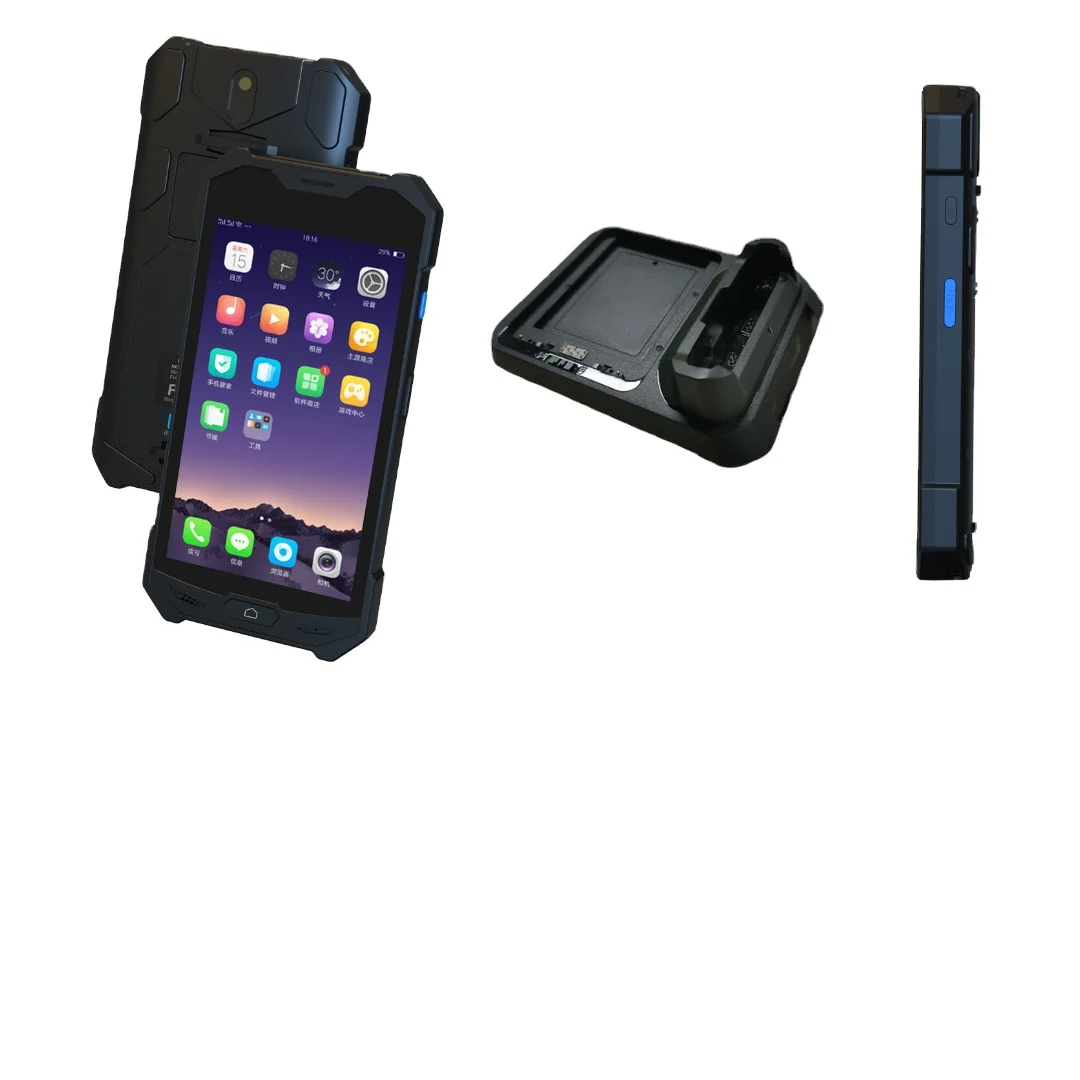 Android 11 Rugged Pda Barcode Scanner 4G Wi-fi NFC Handheld Mobile Computer Inventory Management System Free Sample