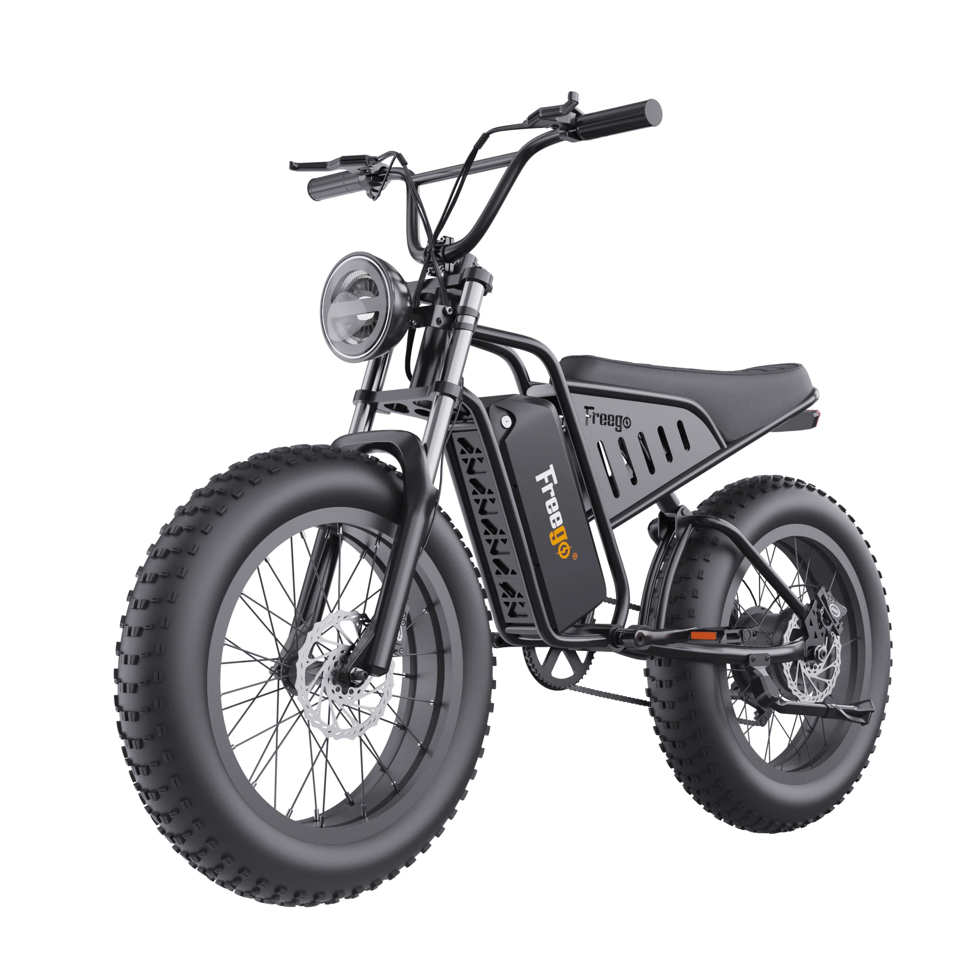 Freego W1 1400W 48V 22.5Ah 50-80km 7 Speed 20 Inch Fat Tire Electric Bike