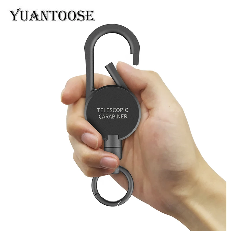 Portable climbing carabiner steel carabiner Multifunction carabiner clip