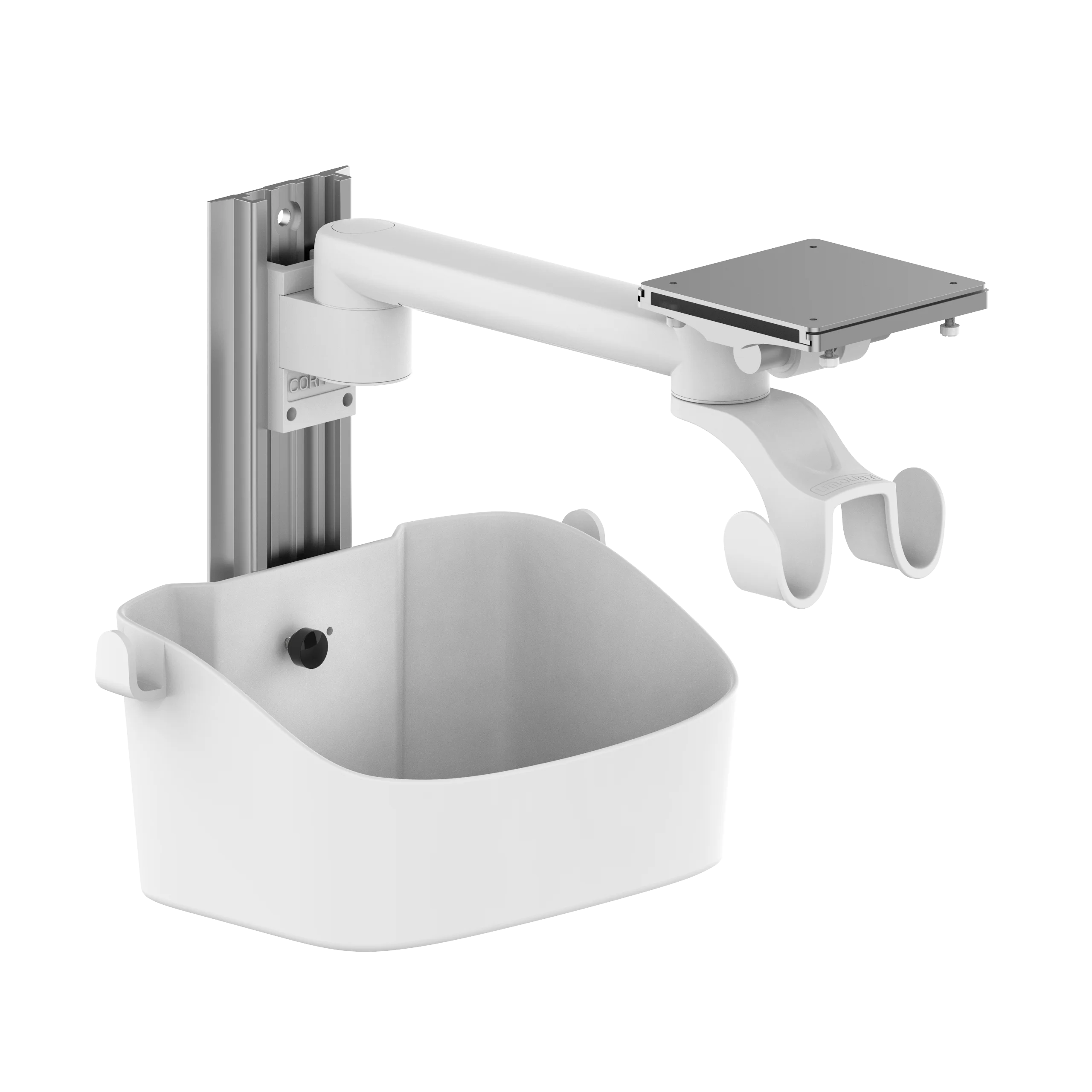 Wall mount bracket rotated support arm for patient monitor Mindray IPM uMec