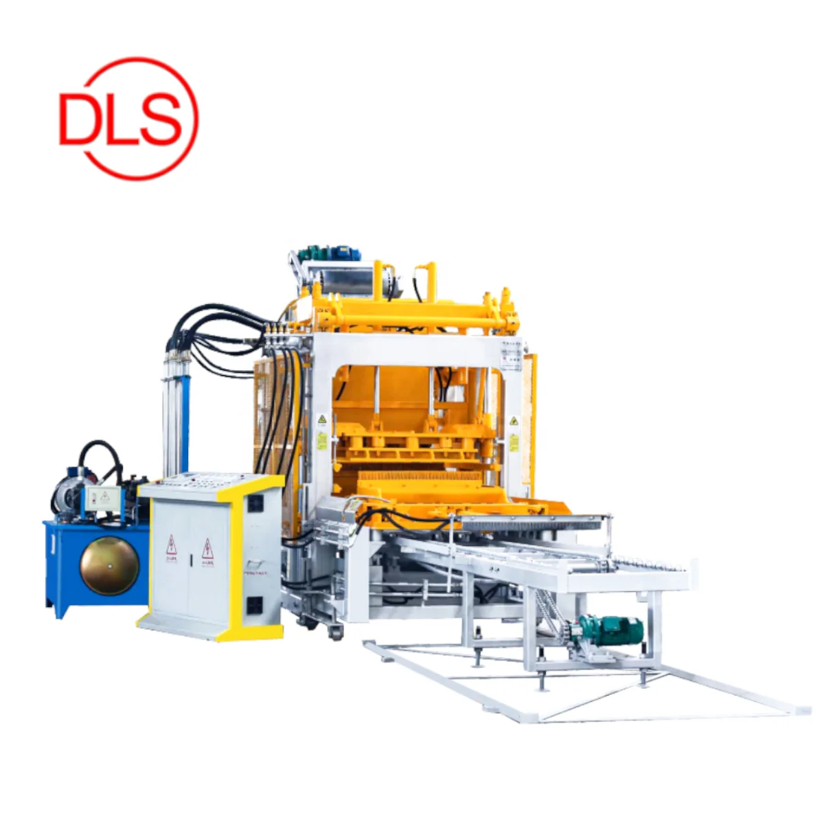 QT8-15 Demoulding Synchronization Mechanism Automatic Concrete Block Making Machine