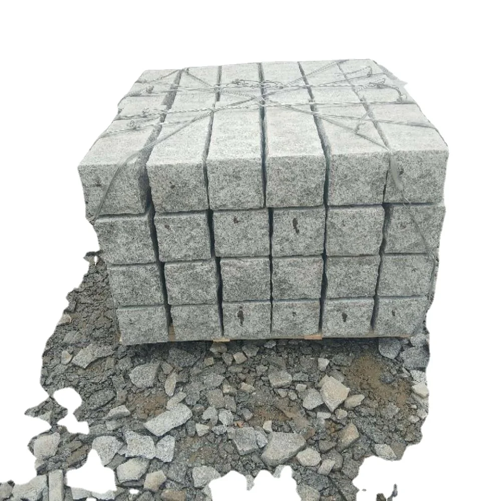 Palisade blocks wallstone of granite