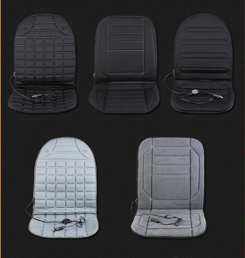 Car universally 12v Non-slip bottom electric heating car seat cushion for winter warm