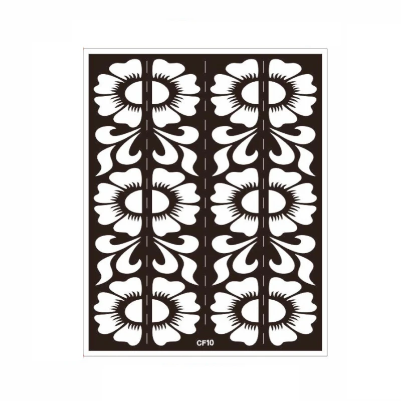 Flower henna stencil tattoo body art henna tattoo stencil indian henna tattoo sticker