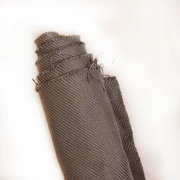 2mm thickness fecral  iron chrome aluminum  fiber woven fabric for burners