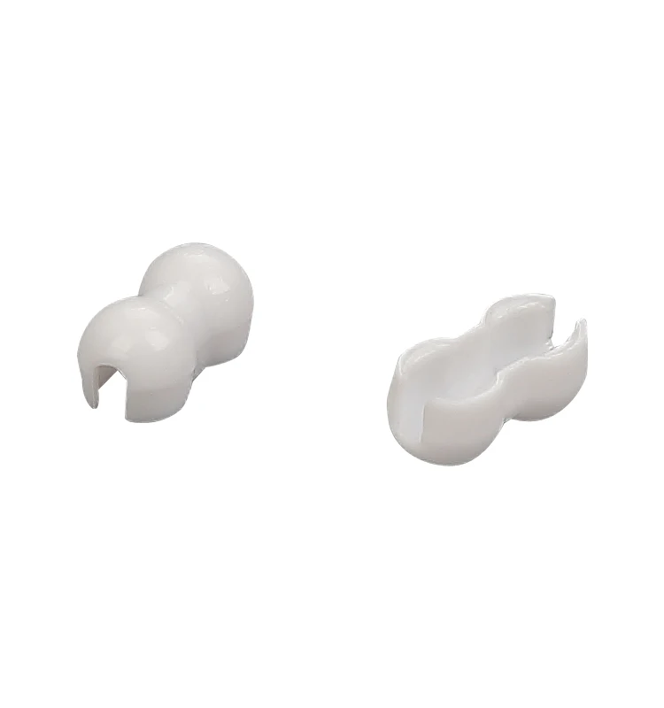 White Plastic Roller Blind Chain Connector curtain poles, tracks & accessories