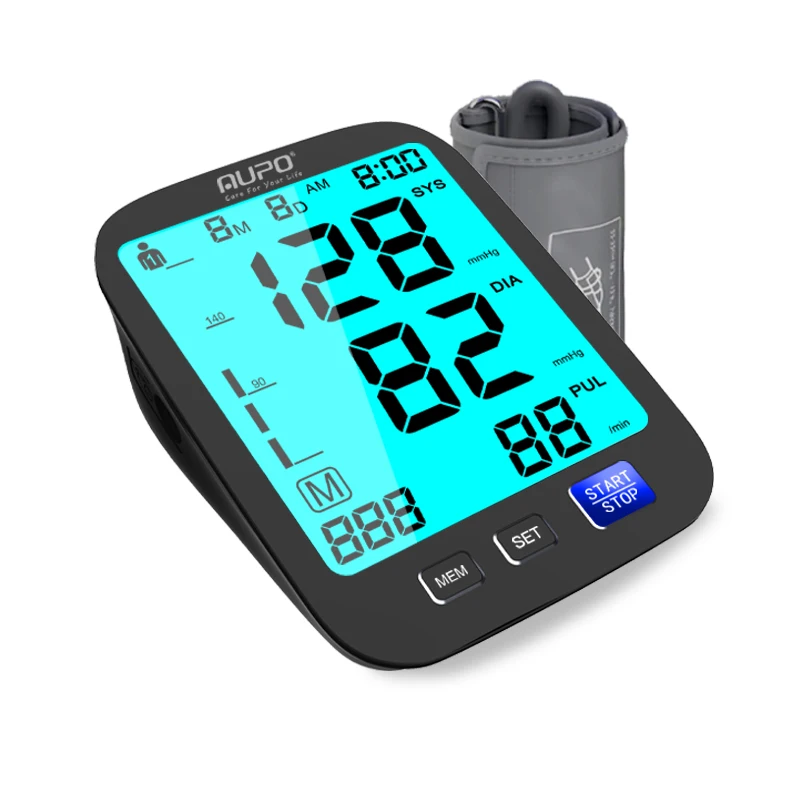 Wholesale Price Upper Arm Electronic Digital bp Meter Machine Sphygmomanometer Blood Pressure Monitor for Home