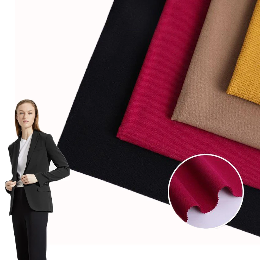 Горячая Распродажа NR саржевая прочная стрейчевая Бенгальская ткань для одежды платье женские брюки деловой костюм брюки