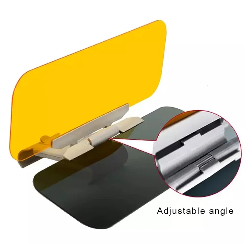 2 в 1 Автомобильный удлинитель солнцезащитного козырька для дня и ночи Универсальный антибликовый удлинитель для лобового стекла Защита от солнца для вождения