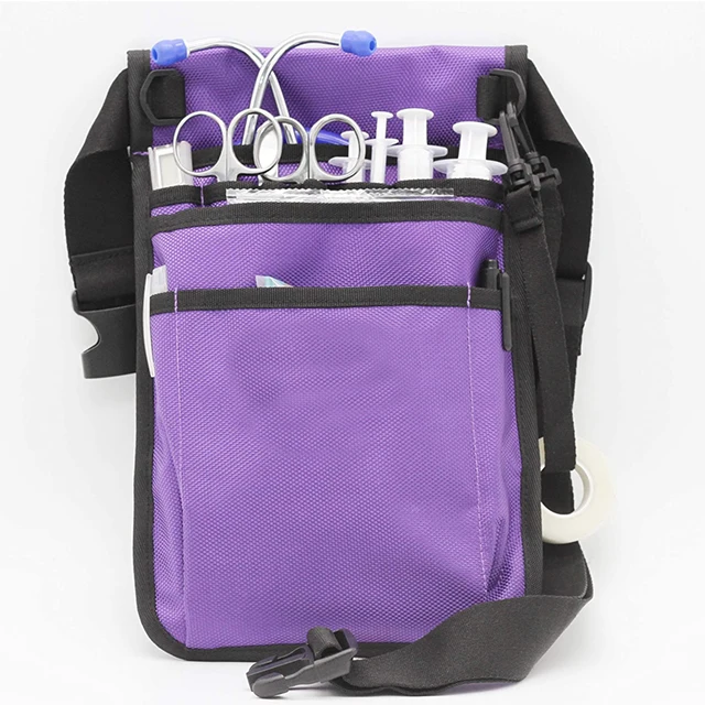 Factory OEM Nurse Fanny Pack  Upgrade Nurse Bag  Organize Belt Waist Bag Pouch